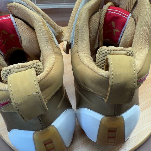 Nike Zoom Lebron 4 (2007) All-Star IV Metallic Gold/White-Varsity Red SZ 11 - Picture 4 of 12